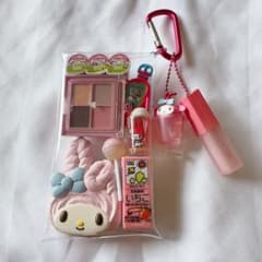 ガチャ詰めポーチ　ピンク系　マイメロ　たまごっち