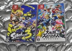 神*餅様 Splatoon 3 & 大乱闘スマッシュブラザーズ ソフト セット