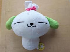 ふくたん ぬいぐるみ ホワイト グリーンのサムネイル