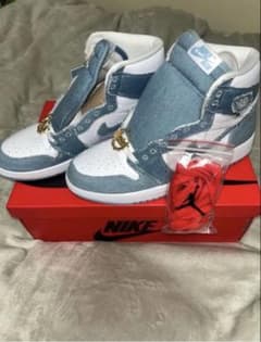 Nike Air Jordan 1 デニム ハイカット スニーカーのサムネイル
