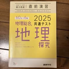 2025 共通テスト 地理探究 問題集のサムネイル
