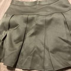茶色プリーツミニスカートのサムネイル