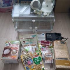 Thumbnail of GEXグラスハーモニー450 ハウス ペットヒーターなどハムスター用品セット