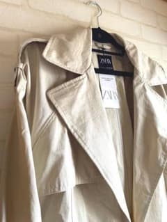 新品　未使用　ZARA  ロングトレンチのサムネイル