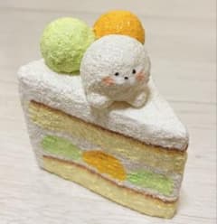 S*I様 手作りスポンジスクイーズ　あざらしメロンショートケーキのサムネイル