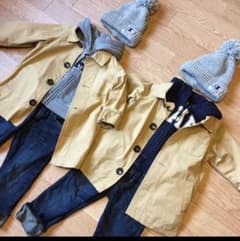 くるみ様専用★  babygap フリースロゴパーカー 双子 双子コーデのサムネイル