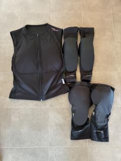バイク用プロテクターセット 黒のサムネイル