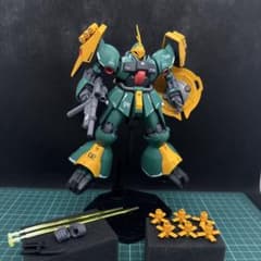 ガンプラHG MSN-03 ヤクトドーガ（ギュネイ機）全塗装完成品 バンダイ HG MSN-03 ヤクトドーガ ギュネイ専用機 塗装完成品 - メルカリ