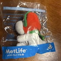 スヌーピー ぬいぐるみ マスコット メットライフ生命 非売品 - メルカリ