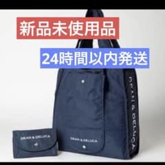 新品未使用品 DEAN ＆ DELUCA エコバッグ トートバッグ ネイビーのサムネイル