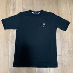 【最終価格】フレッドペリー Tシャツ 黒　鹿の子のサムネイル