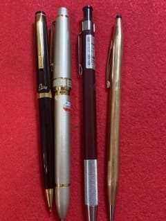 筆記具 4本セット pilot cross まとめ売り 高級ブランド 筆 ペン