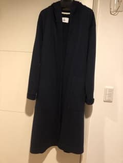 REIGNING CHAMPフード付きロングコート ネイビードゥーズィエムクラス