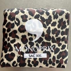 MONOPRIX エコバッグ SAC XXL レオパード柄のサムネイル
