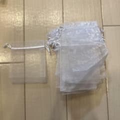 巾着袋 ホワイト 20枚セットのサムネイル