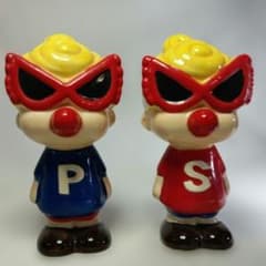 ヒステリックグラマー キャラクター ソルト＆ペッパー 陶器 2体セット