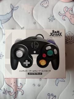 ニンテンドー ゲームキューブ コントローラ スマブラブラックのサムネイル