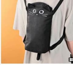 カルディ　猫リュック・バックパック 黒のサムネイル
