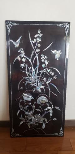 【希少】螺鈿細工　壁掛け　オブジェ 希少】螺鈿細工 壁掛け オブジェ - メルカリ