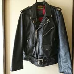 【シノンさん専用】Dammtrax製 本革ダブルライダースジャケット XLのサムネイル