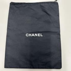 CHANEL シャネル 巾着袋 保存袋 ブラック ロゴ入りのサムネイル