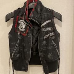 MAD PUNKS スカル刺繍 ワッペン ベストのサムネイル