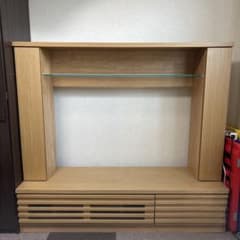 今週まで出品)ナチュラルウッド テレビ台 引き出し付き - メルカリ