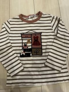 familiar ストライプ刺繍 長袖カットソー 110 ロンT - メルカリ