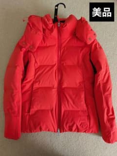 美品】デサント 水沢ダウン オレンジ サイズM - メルカリ