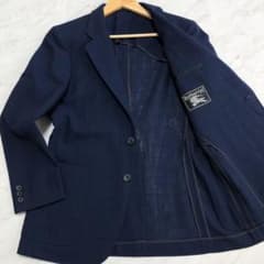 【未使用級】Burberry テーラードジャケット リネン ネイビー A5 未使用級】Burberry テーラードジャケット リネン ネイビー A5 - メルカリ
