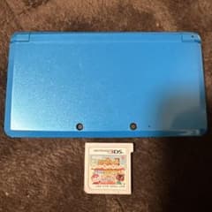 ニンテンドー3DS 本体 青 どうぶつの森付きのサムネイル