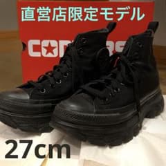 【限定モデル】コンバース オールスター Ⓡトレックウエーブ HI 厚底 ブラックのサムネイル