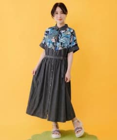 スカラー　is Scolar 562219 デニムワンピースのサムネイル
