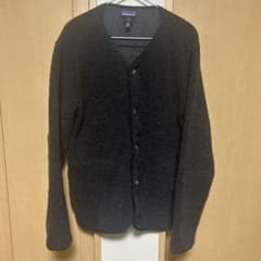 Patagonia メンズ・リクレイムド・フリース・カーディガン ブラック L