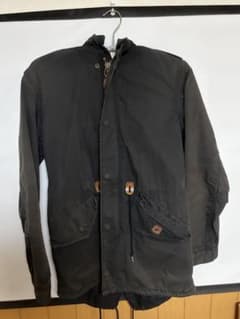 ALPHA INDUSTRIES ブラック モッズコート Mのサムネイル