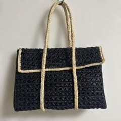 MAISON N.H PARISかごバッグ ブラックのサムネイル