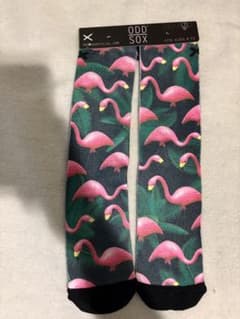 ODD SOX フラミンゴ柄 ソックス 新品のサムネイル