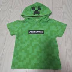 ぽこすけ様専用☆Minecraft クリーーパ半袖パーカー 120cmのサムネイル