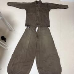 丸源　作業着　上下セット　ブラウンのサムネイル