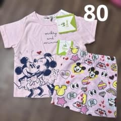 ミッキー ミニー Tシャツ パンツセット 80のサムネイル