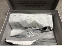 New Balance 993 グレー スニーカー 27.5センチ　zozo当選のサムネイル