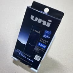 限定 三菱鉛筆 uni ユニ メタル シャー芯ケース ムーンナイトネイビー