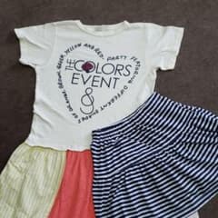 ワンピース140cm✩.*˚スカートおまけ付きのサムネイル