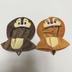 ユニベアシティ ぬいぐるみキーチェーン コスチューム ポンチョ チップ