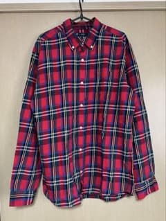 GAP ネルシャツ チェック レッド Lのサムネイル