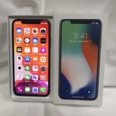 iPhone X Silver 64 GB docomoシムフリーのサムネイル