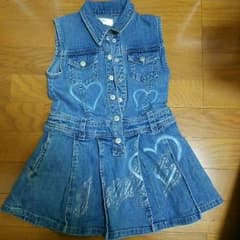 120size。デニムワンピースのサムネイル