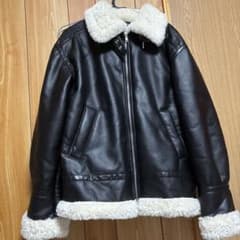フェイクレザー ボアジャケット ムートンコートのサムネイル
