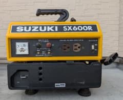 送料無料！発電機　中古品　スズキ　SX600R 　新品プラグ1本おまけ付き 送料無料！発電機 中古品 スズキ SX600R 新品プラグ1本おまけ付き