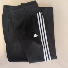 adidas キッズ ジャージ パンツ 黒 150のサムネイル